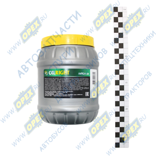 6003 Смазка многоцелевая ЛИТОЛ-24 (банка 800г) Oil Right1